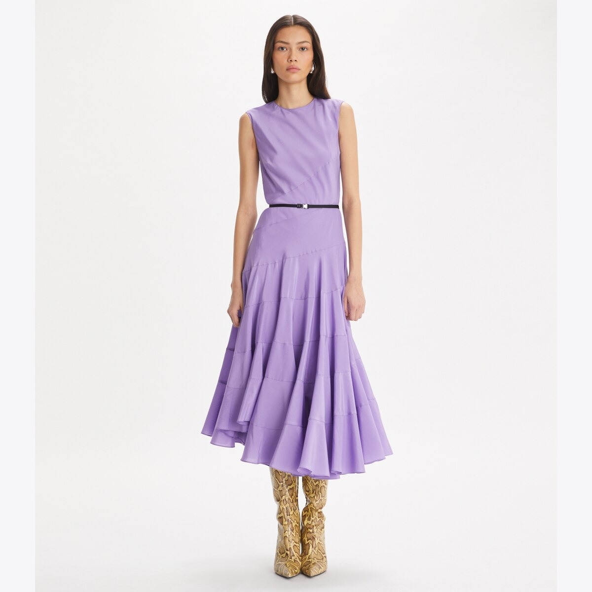 flared-cotton-silk-dress-on-