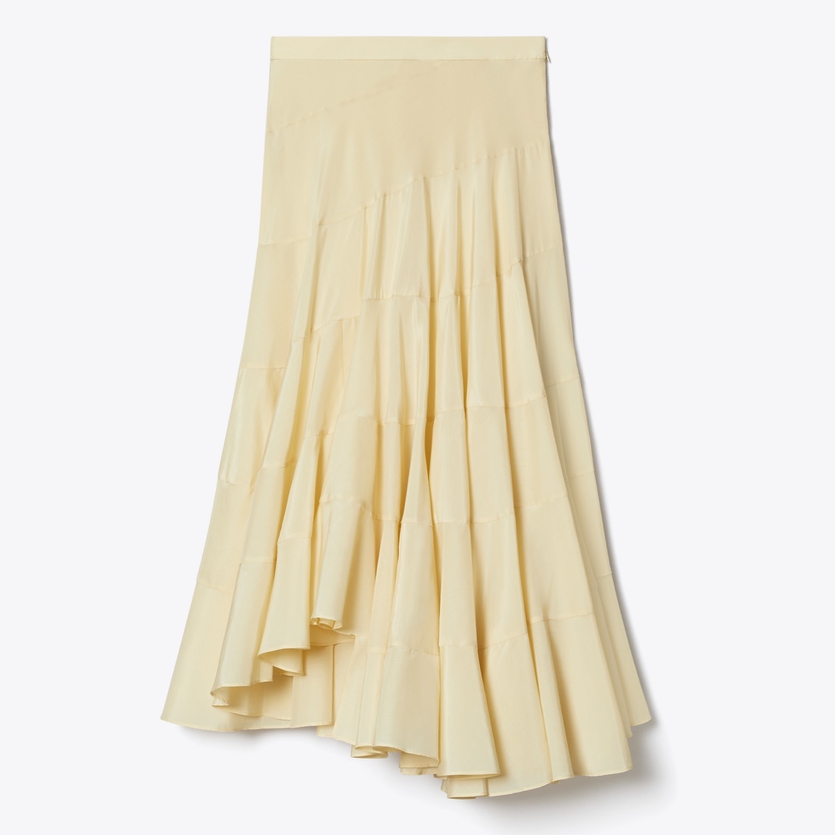 【送料&関税込】Tory Burch Silk Skirt Flared Cotton Silk Skirt: Women's Designer Bottoms | Tory Burch