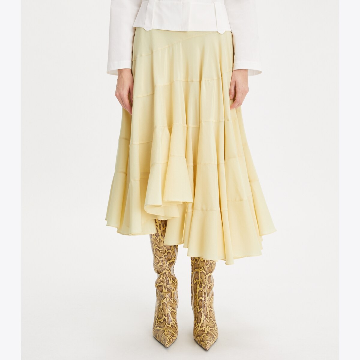 flared-cotton-silk-skirt-on-