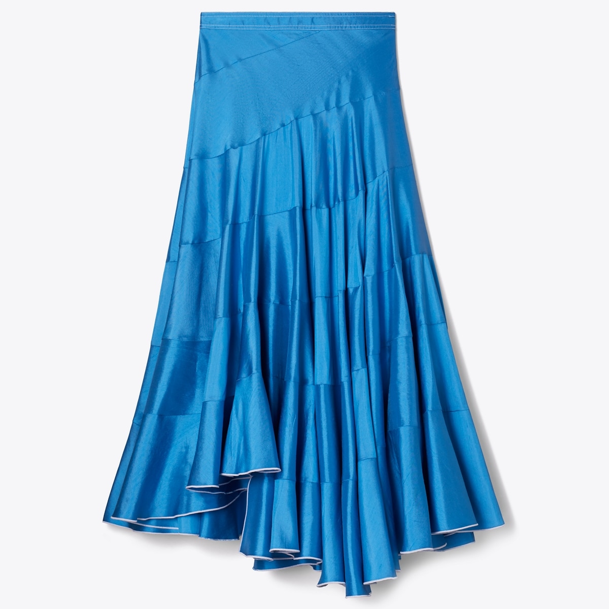 Flared Silk Skirt: Women's Designer Bottoms | Tory Burch