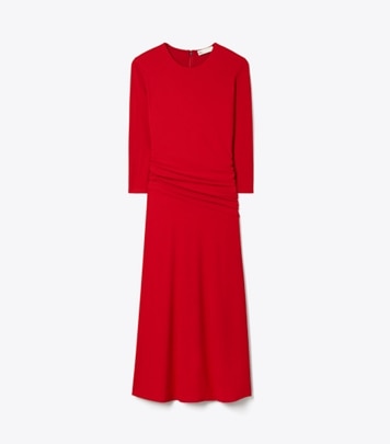 green emerald velvet dress Tory Burch Women's Printed Silk Dress  Saint Bernard