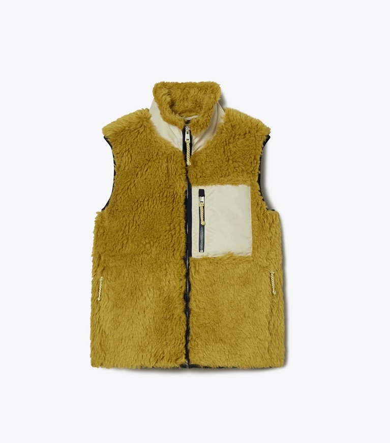 Fleece Zip Vest: Women's Designer Coats | Tory Sport