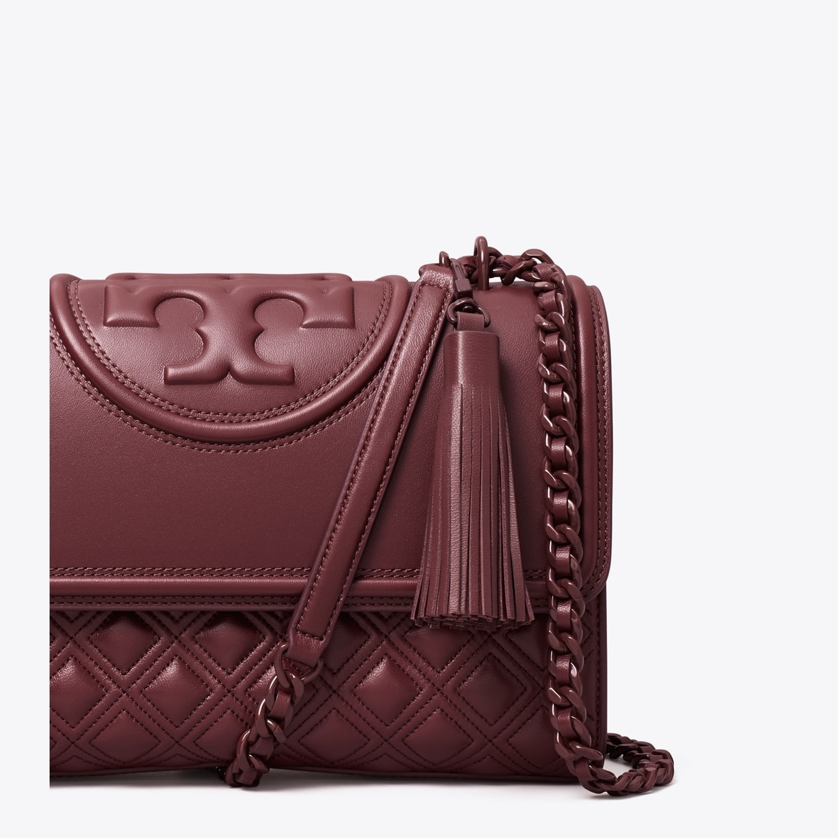 Tory Burch crossbody wine hotsell color