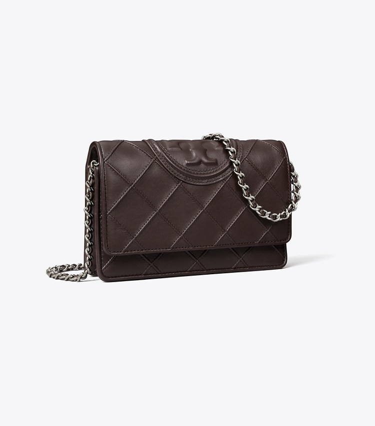 Tory Burch designer crossbody bags Fleming Crossbody in Cocoa angle