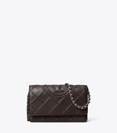 Tory Burch designer crossbody bags Fleming Crossbody in Cocoa front