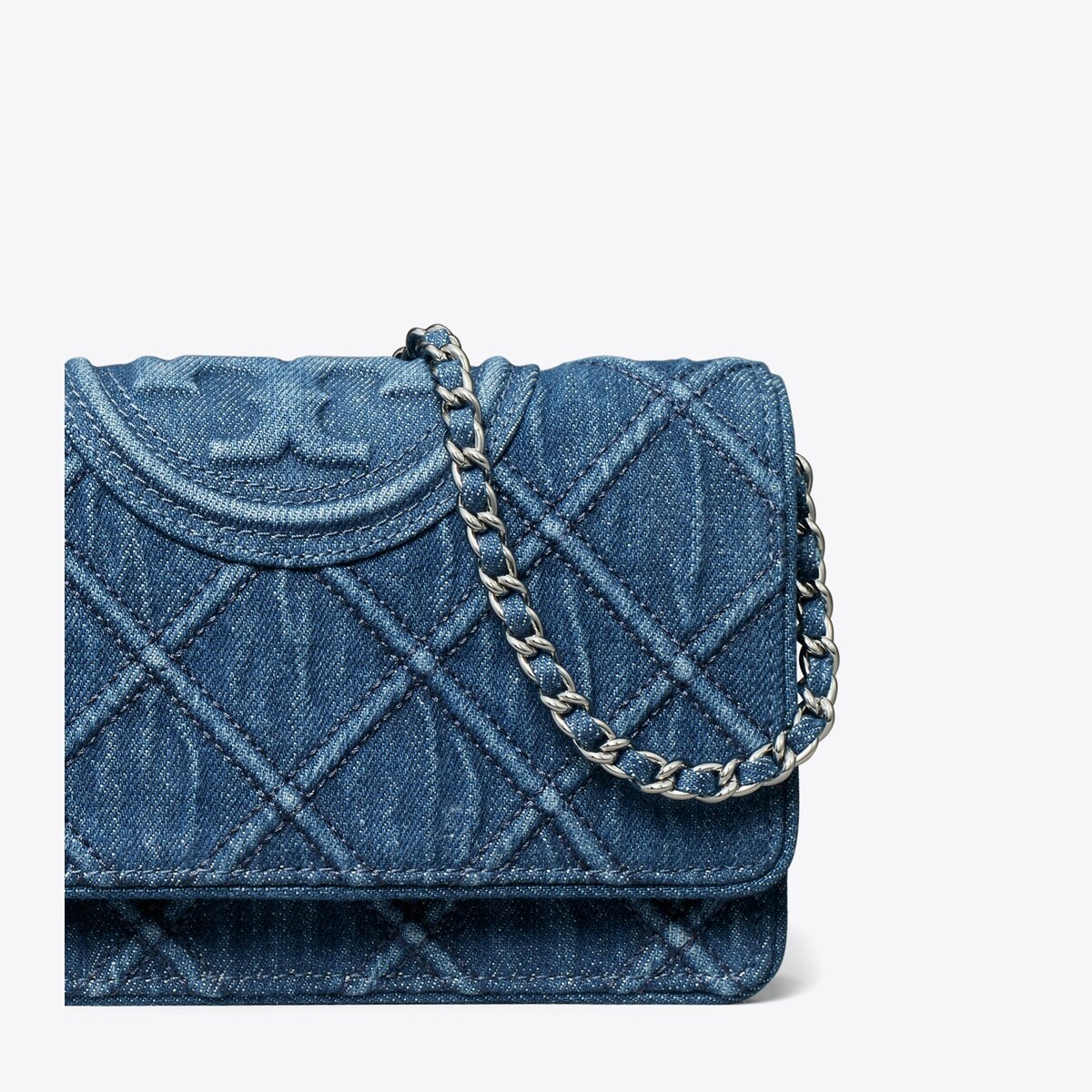 Fleming Denim Crossbody: Women's Handbags | Mini Bags | Tory