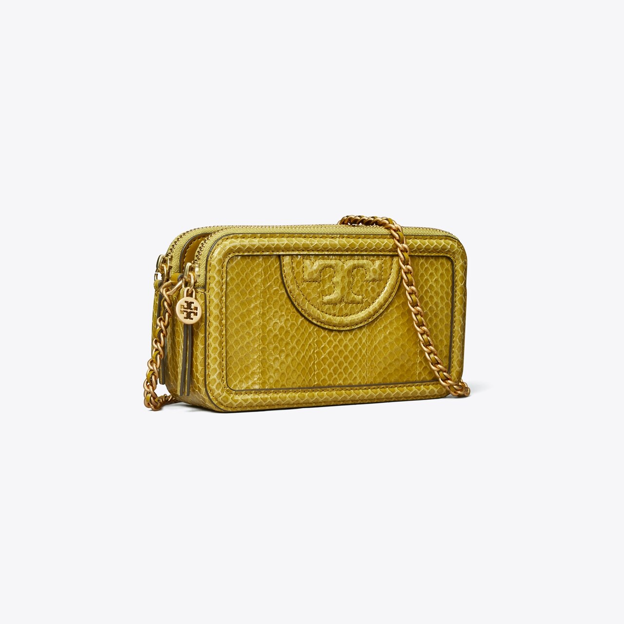 Tory burch parker hotsell double zip mini bag