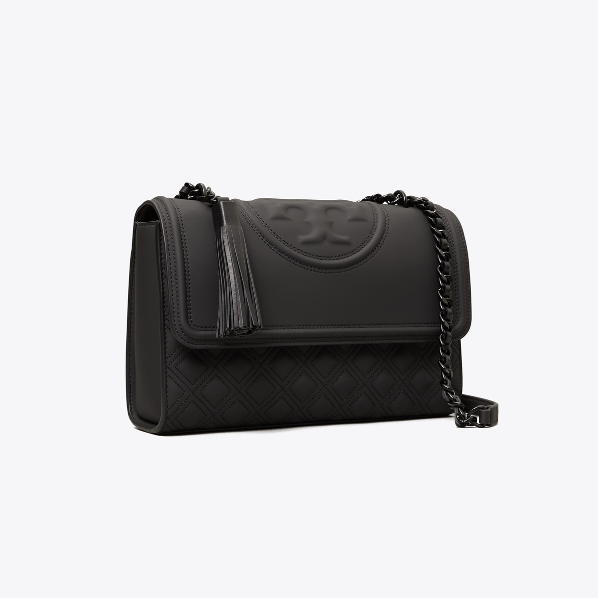 Tory Burch Fleming Small Convertible Shoulder Bag - Black