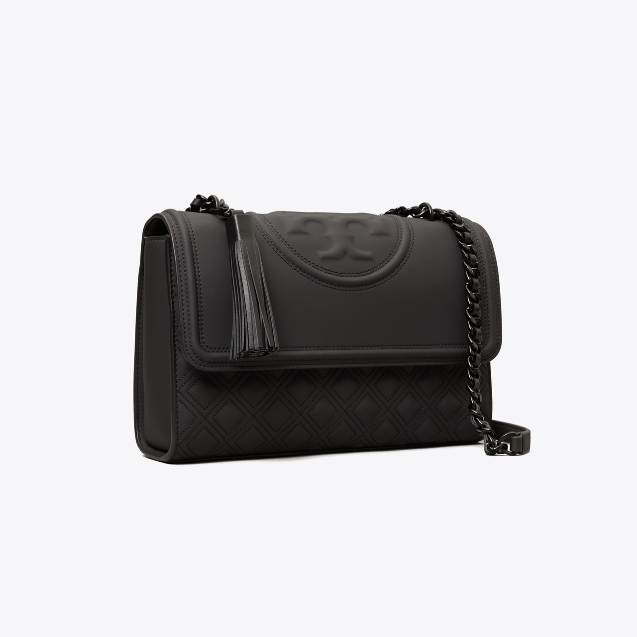 Tory Burch- Small Fleming Matte Convertible Shoulder Bag (Black) – Amreki