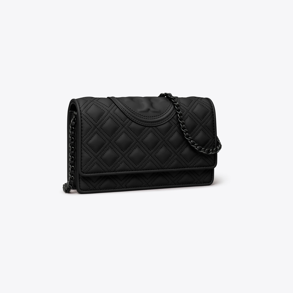 ★関税込み★ Tory Burch Black Leather Fleming Crossbody Bag Tory Burch Black Quilted Leather Micro Fleming Crossbody Bag