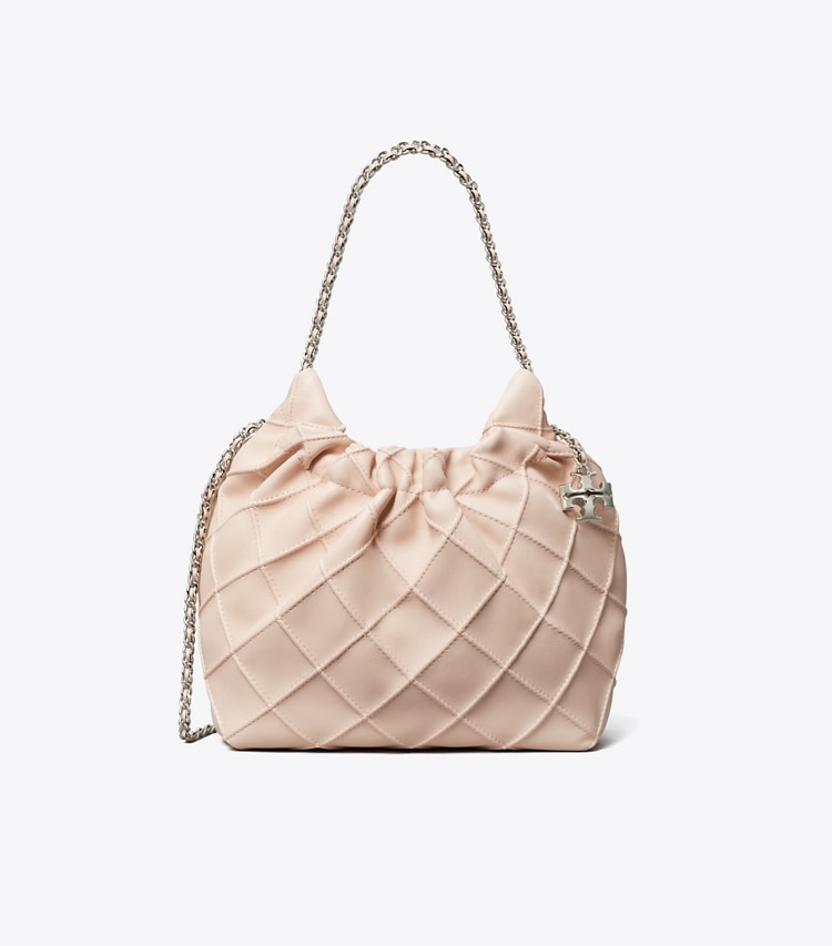 Tory Burch designer crossbody bags Fleming Mini Bag mit Tunnelzug in Soft Pink front
