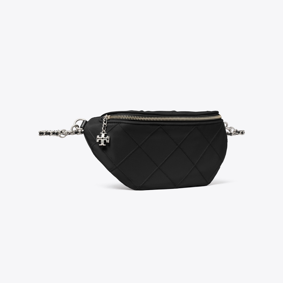 Riñonera Tory Burch Fleming de nailon en nailon reciclado negro