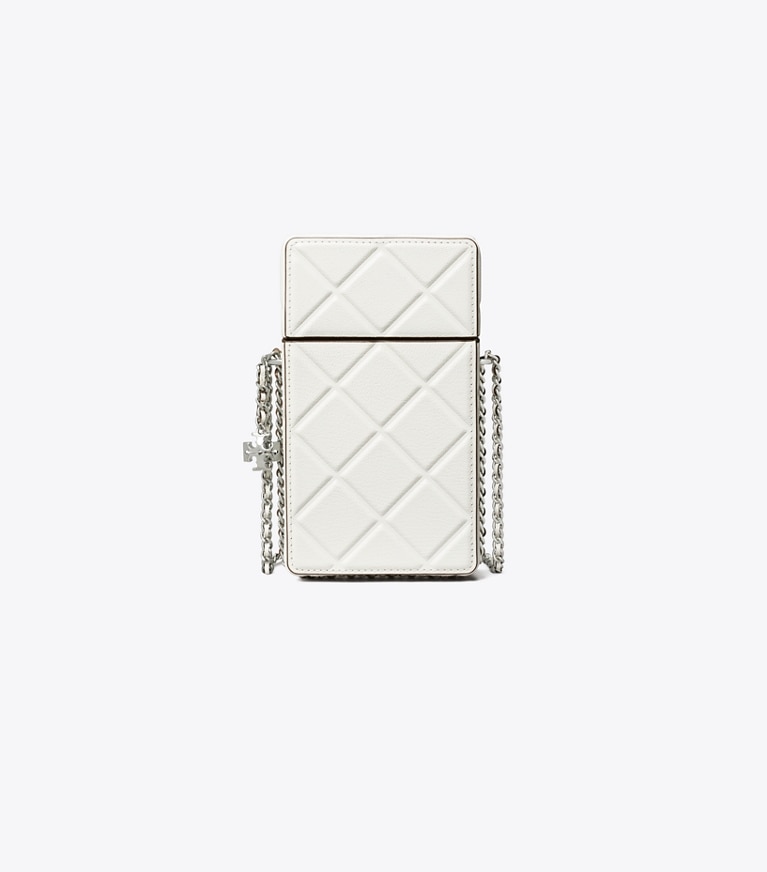 Tory Burch designer mini bags Fleming Phone Crossbody in Blanc angle