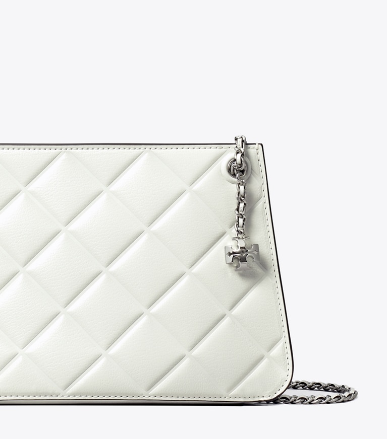 Tory Burch designer sacs porté épaule Fleming Pochette in Blanc angle