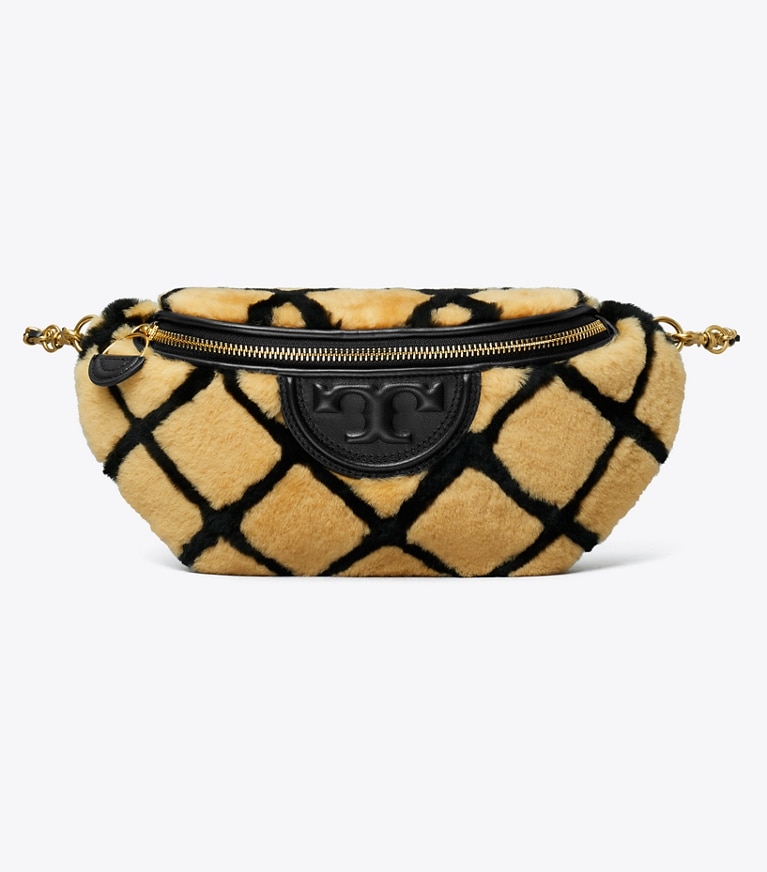 Fleming Shearling Convertible Belt Bag Women s Designer Belt Bags Tory Burch