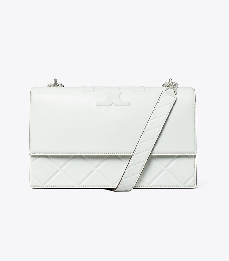 Tory Burch designer shoulder bags Fleming Shoulder Bag in Blanc front
