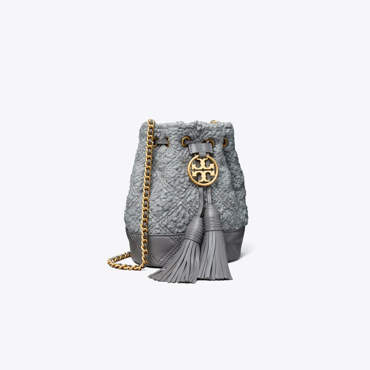 Fleming Soft Bouclé Mini Bucket Bag: Women's Designer