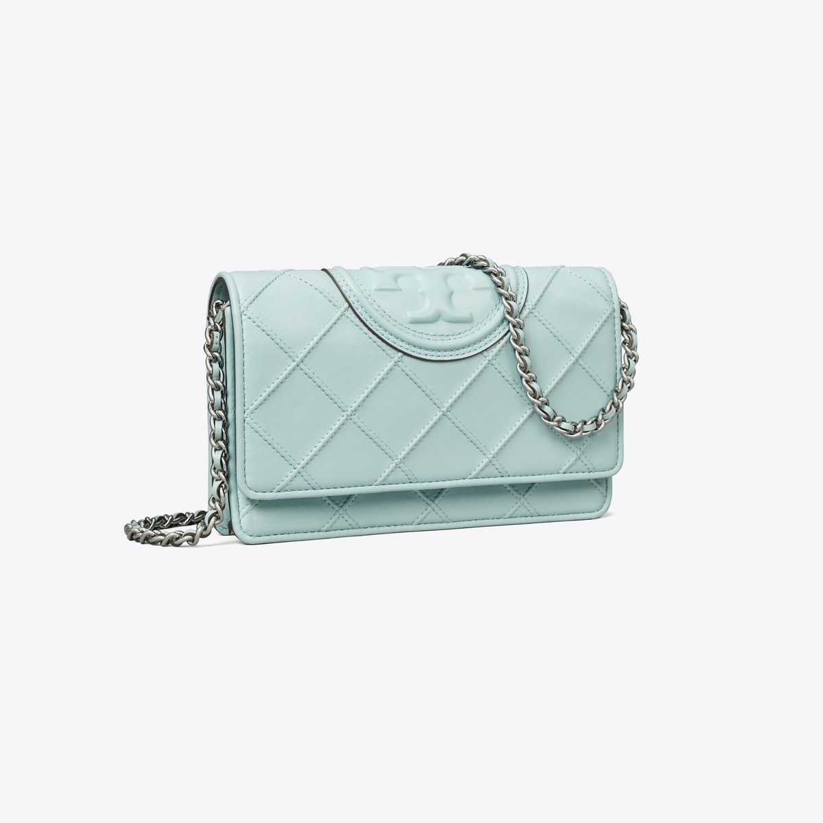 Fleming Soft Chain Wallet in blue, size OS