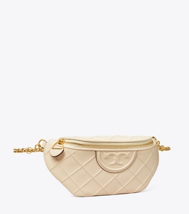 Tory Burch designer belt bags Fleming Soft Convertible Belt Bag in New Cream angle
