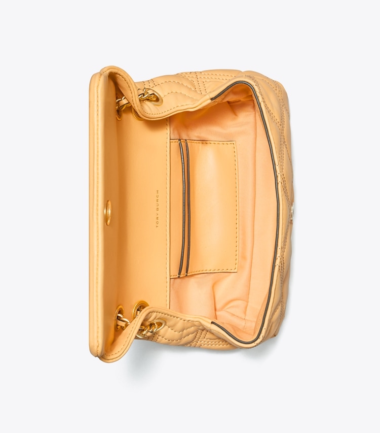 Tory Burch designer crossbody bags Fleming Soft Convertible Mini Bag in JACKFRUIT overhead
