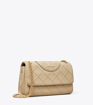 Tory Burch designer shoulder bags Fleming Soft Convertible Shoulder Bag in Fresh Clay angle