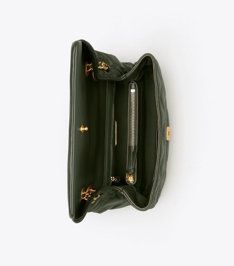 Tory Burch designer shoulder bags Fleming Soft Convertible Shoulder Bag in SYCAMORE overhead