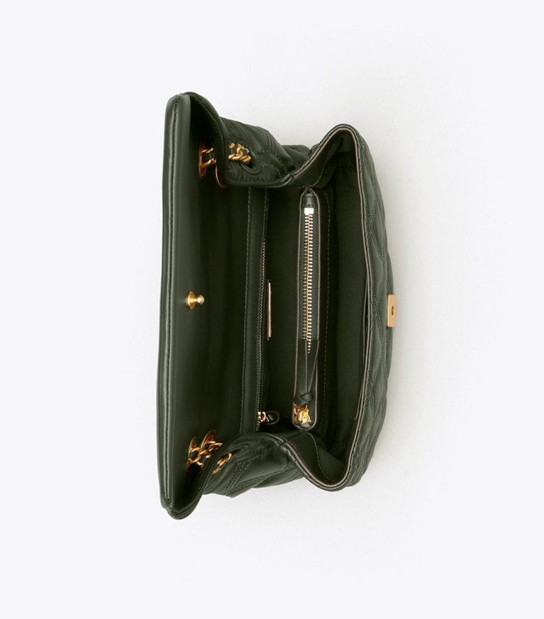 Tory Burch designer shoulder bags Fleming Soft Convertible Shoulder Bag in SYCAMORE angle