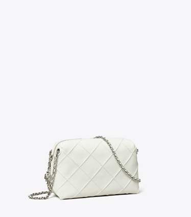 Tory Burch designer crossbody bags Fleming Soft Crossbody Bag in Blanc angle