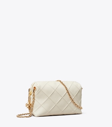 Tory Burch designer crossbody bags Fleming Soft Crossbody Bag in Light Cream angle