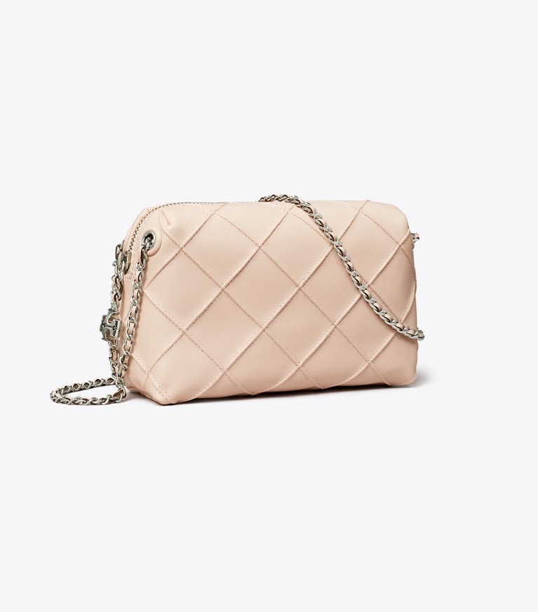 Tory Burch designer crossbody bags Fleming Soft Crossbody Bag in Soft Pink angle