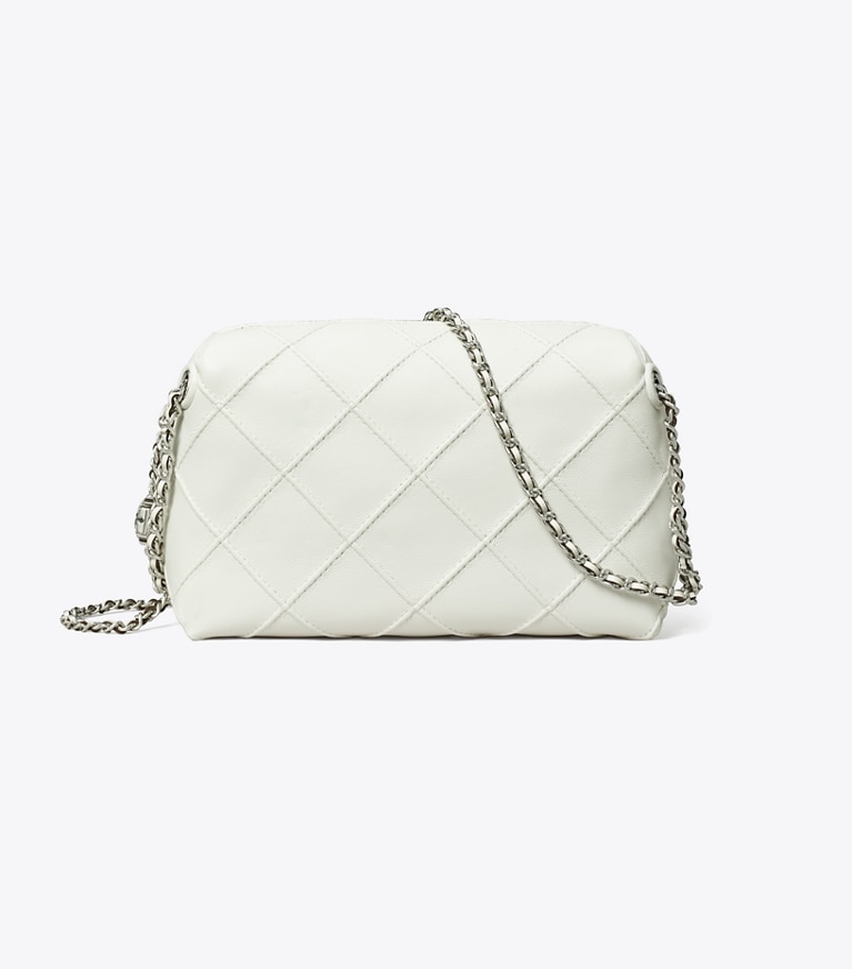 Tory Burch designer crossbody bags Fleming Soft Crossbody Bag in Blanc angle