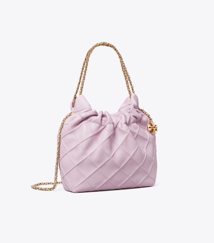 tory burch Mini Fleming Soft Hobo 汤丽柏琦流浪包 Pale Purple OS