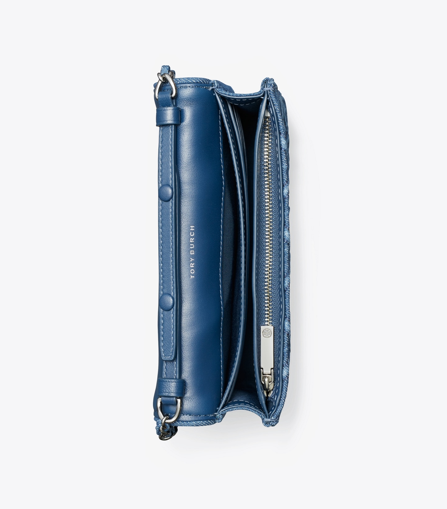 Fleming Soft Denim Chain Wallet