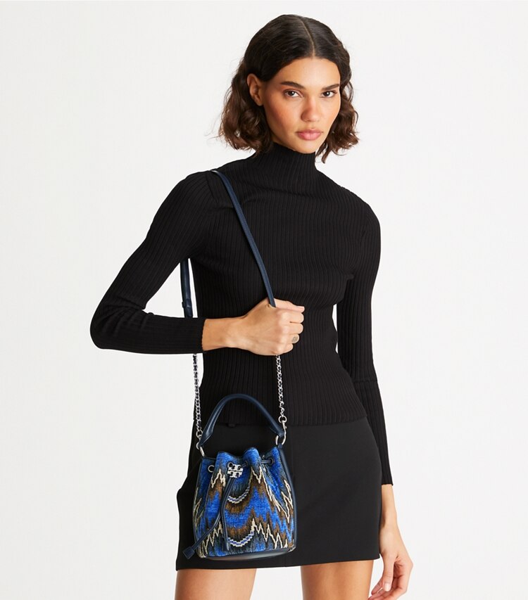 Fleming Soft Flame Stitch Bucket Bag: Women's Designer Crossbody Bags ...
