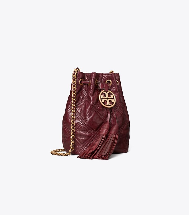 Fleming Soft Glazed Mini Bucket Bag: Women's Designer Crossbody Bags | Tory  Burch