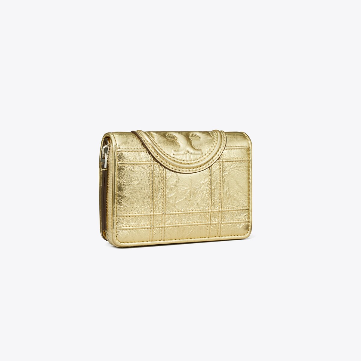 Fleming Soft Metallic Bi-Fold Wallet: Women's Designer
