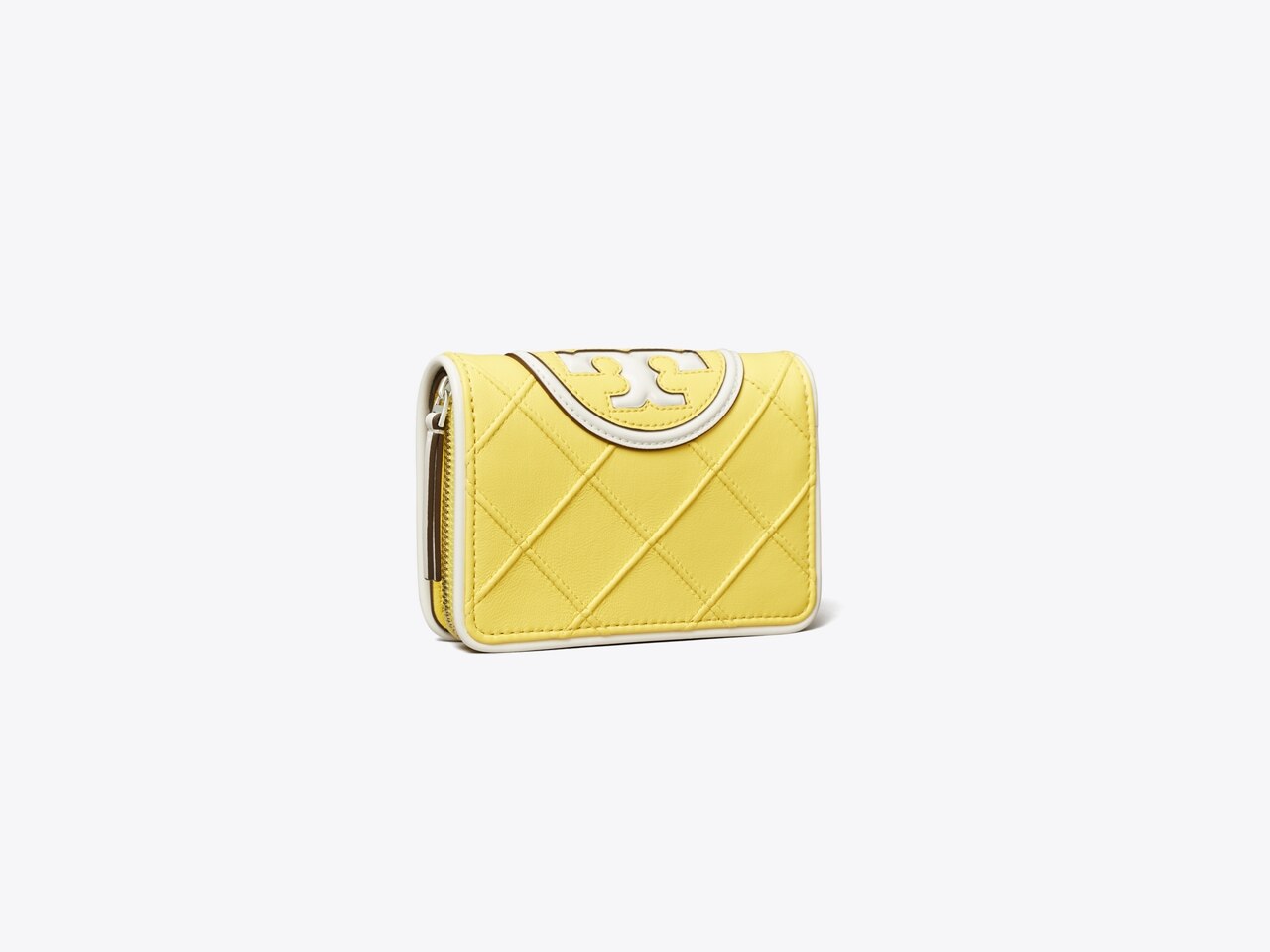 Tory Burch T Monogram Patent Embossed Bi-Fold Wallet