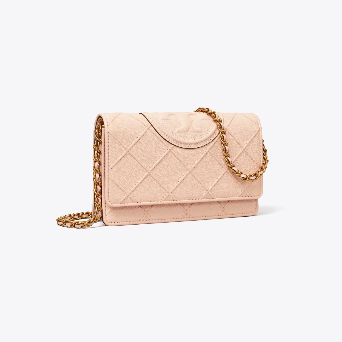 Tory Burch pale pink wallet top