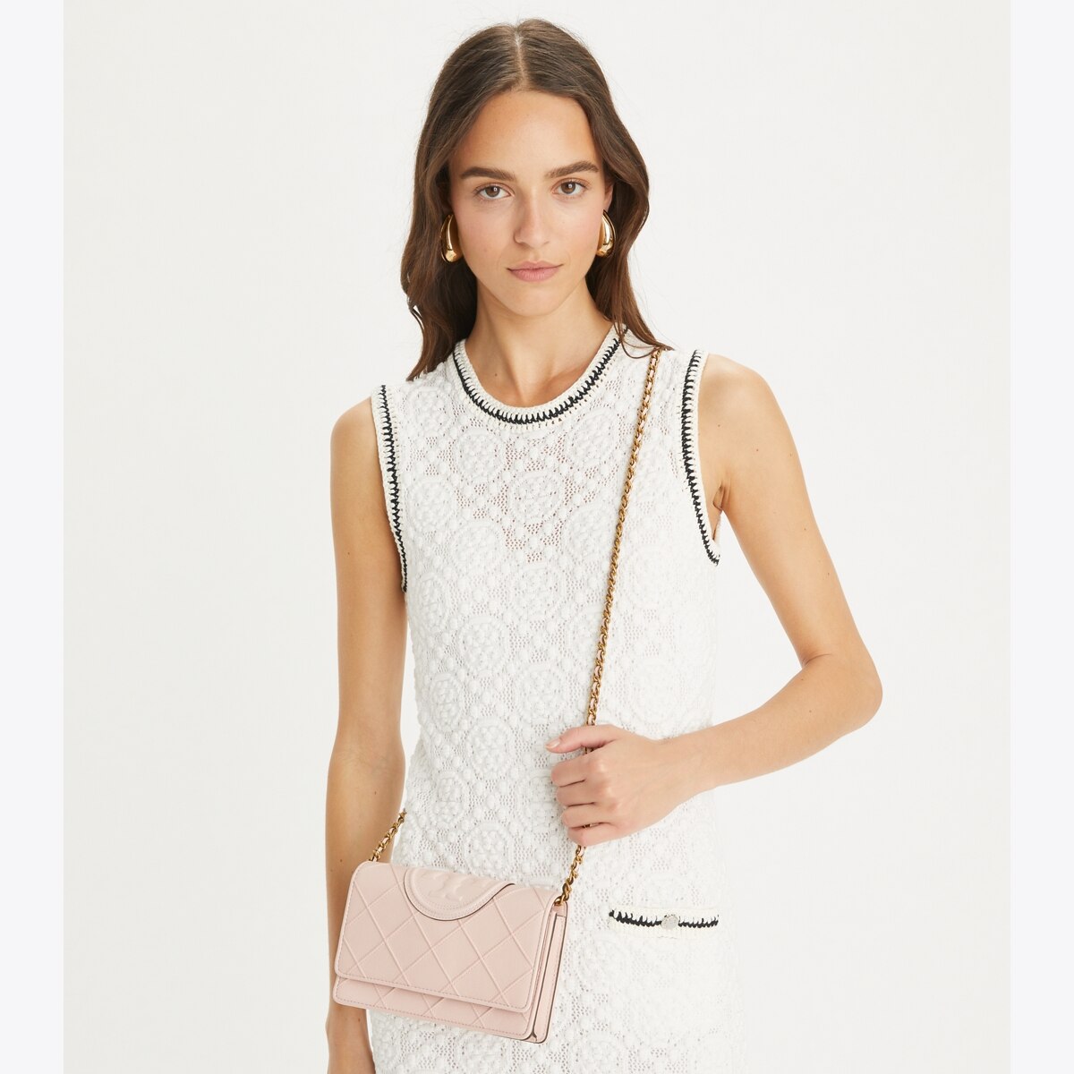 ★ TORY BURCH ★ FLEMING SOFT POLISHED-GRAIN 折財布 fleming-soft-polished-grain-