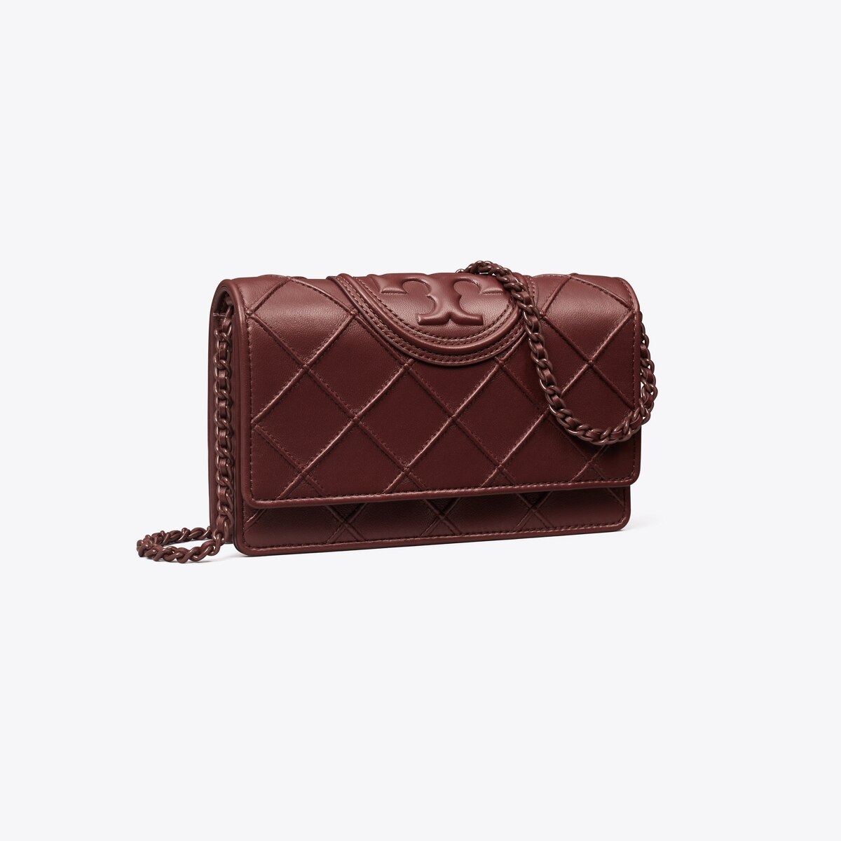 Fleming Soft Powder-Coated Chain Wallet: Women's Designer Mini Bags ...
