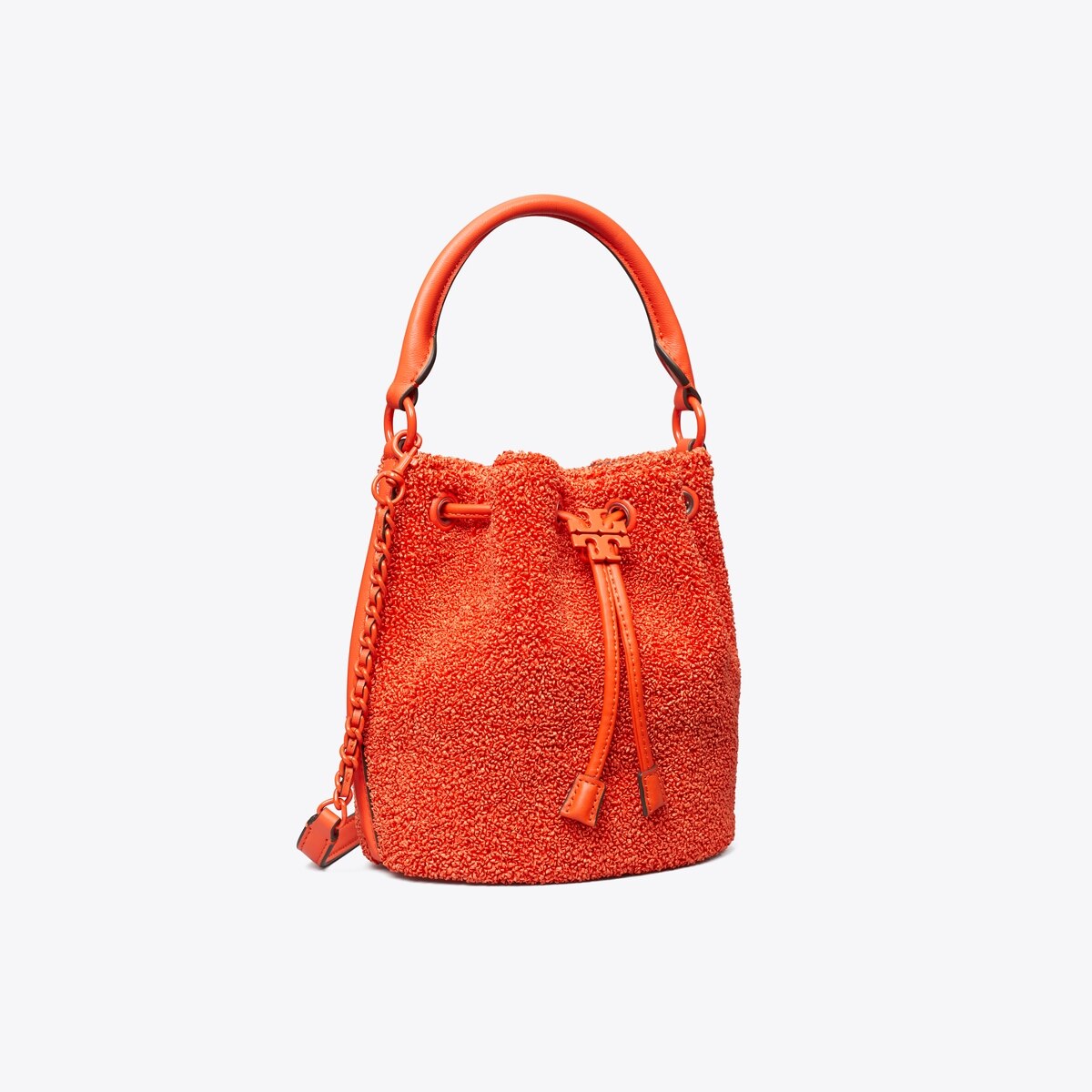 Fleming Soft Bucket Handbag - Tory Burch - New Cream - Leather