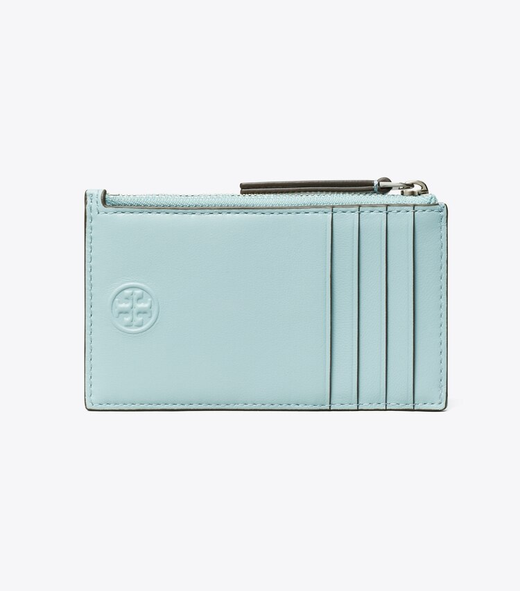 Tory Burch designer カードケース フレミング ソフト ジップカードケース in Geyser 戻る