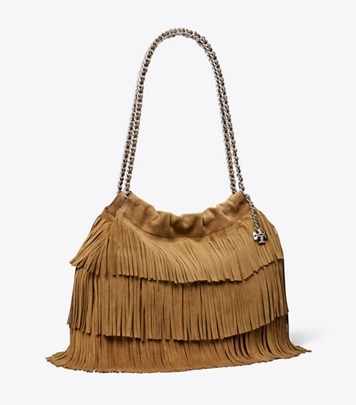 Fleming Soft Denim Hobo Bag
