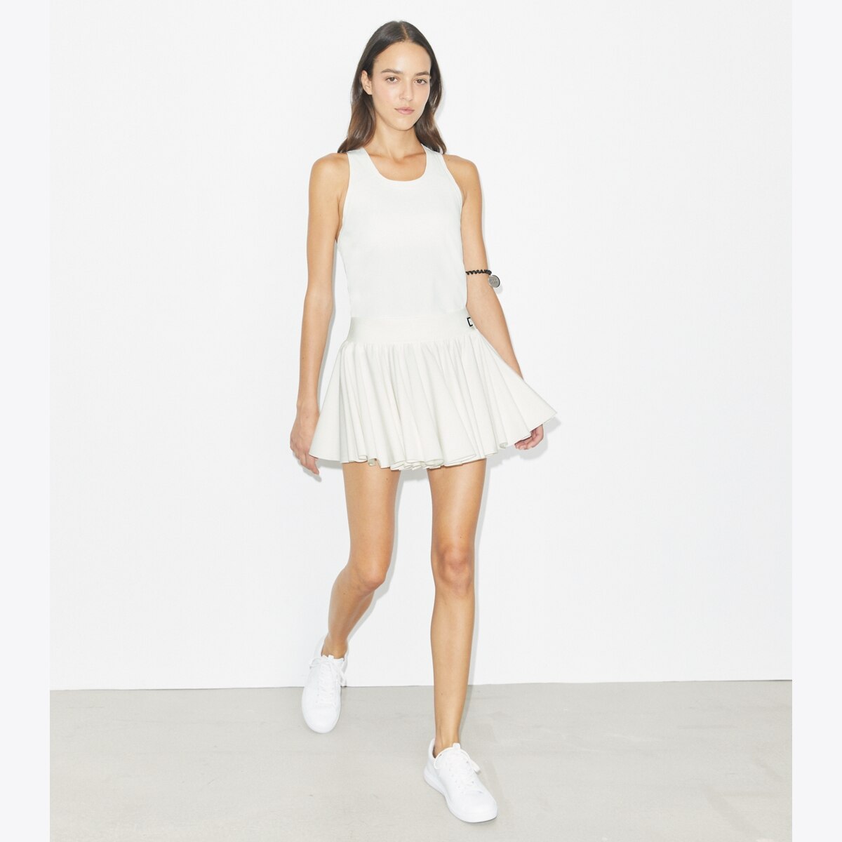 FLOUNCE JERSEY TENNIS SKIRT - thumbnail 2