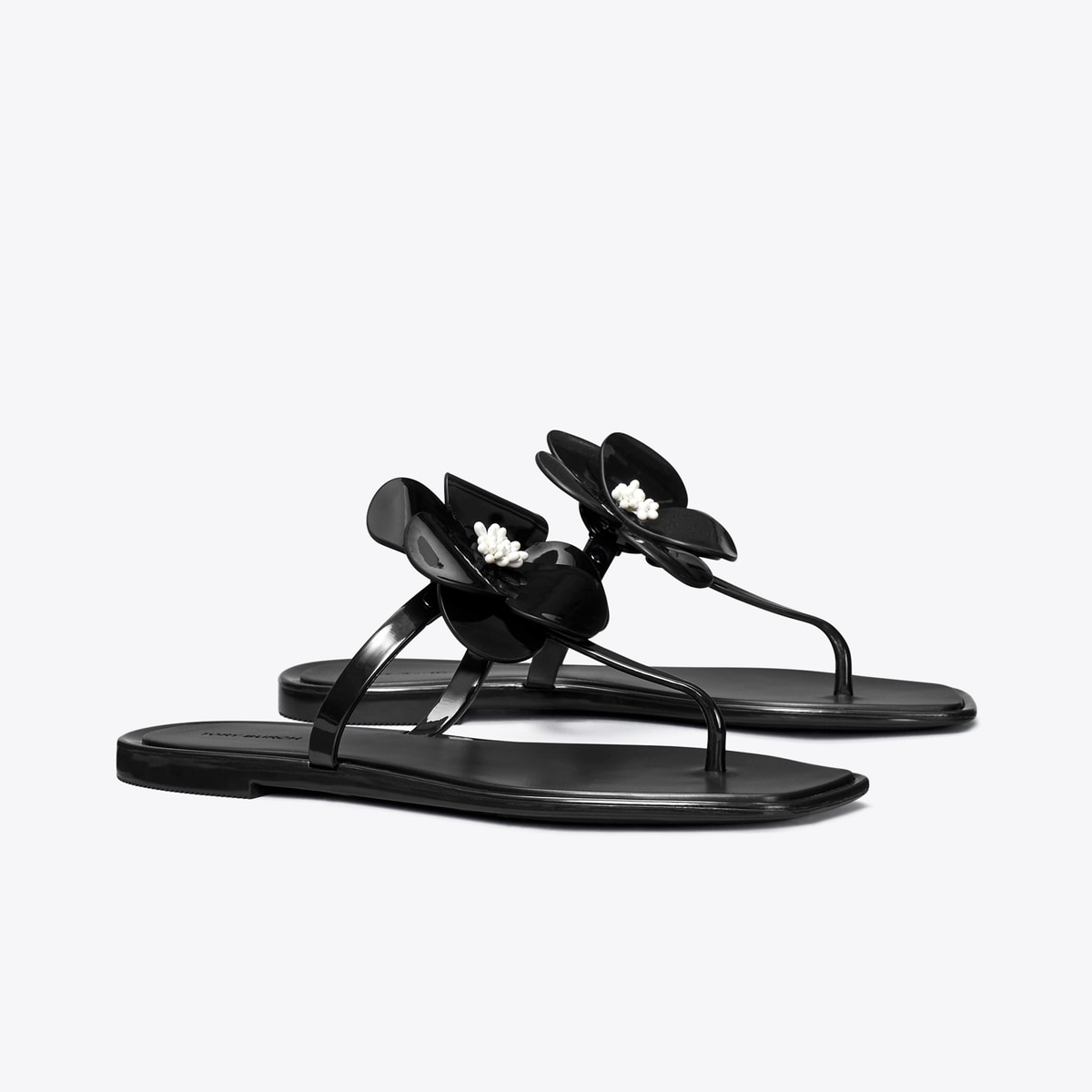 Tory burch hotsell jelly sandals black