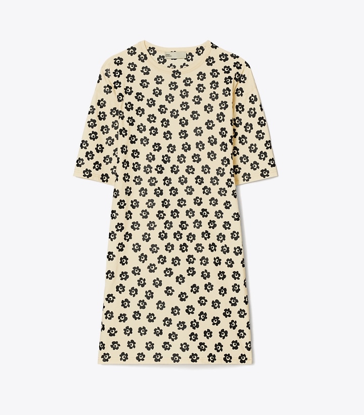 Flower Stencil T-Shirt Dress: Women's Designer Tops | Tory Burch