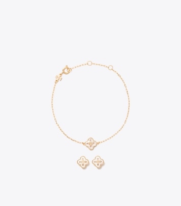 週末セールTORY BURCH フォーゲットミーノット フラワー スタッズ フォーゲットミーノット フラワー スタッズ: レディース イヤリング