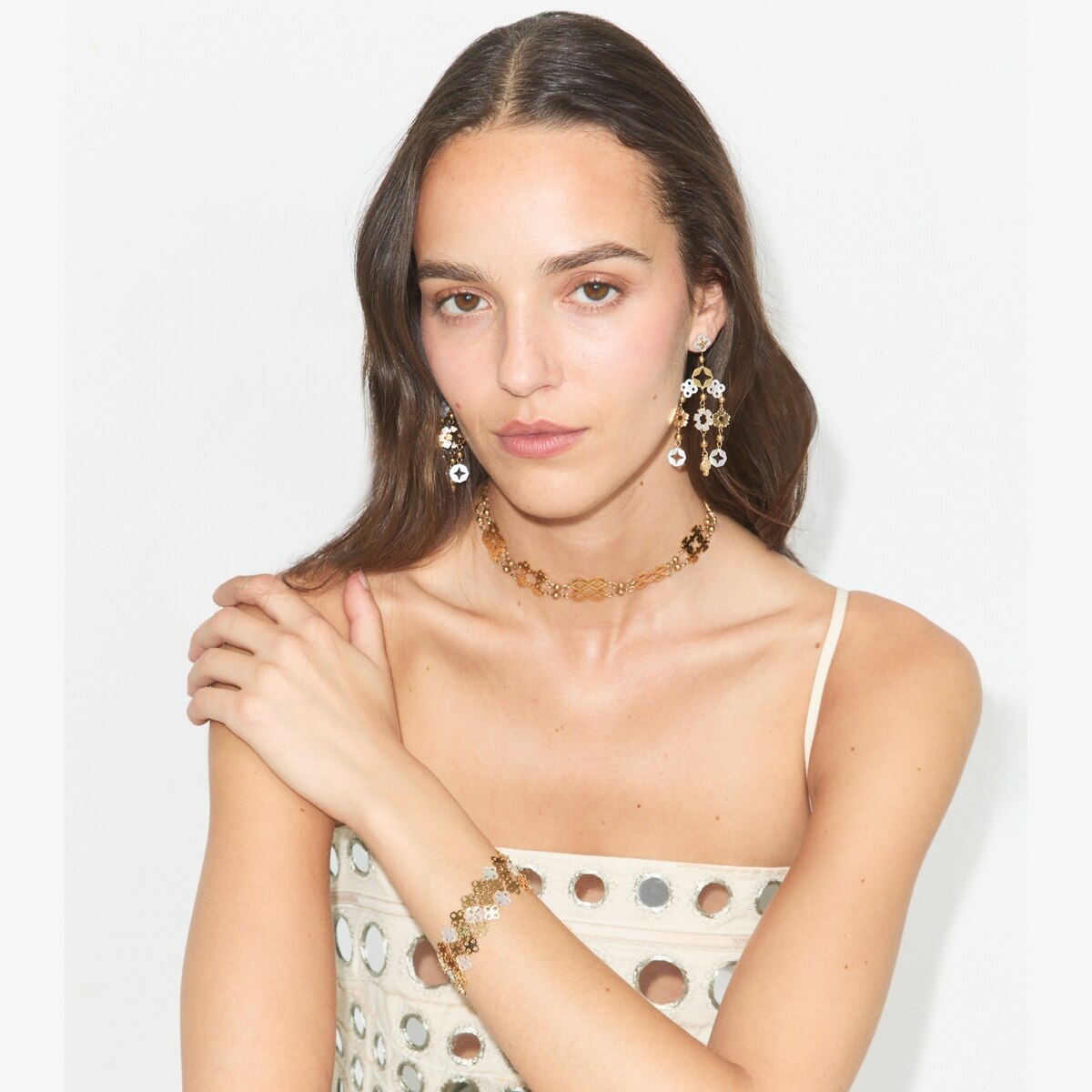 Forget Me Not Choker Necklace: Women's Designer Necklaces | Tory Burch
