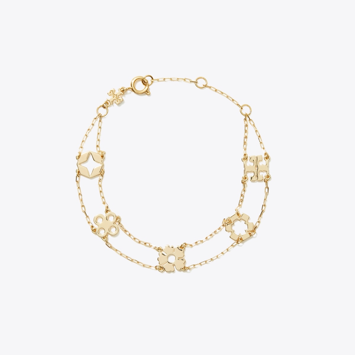 Forget Me Not Double-Strand Bracelet: Women's Jewelry | Bracelets | Tory Burch UK