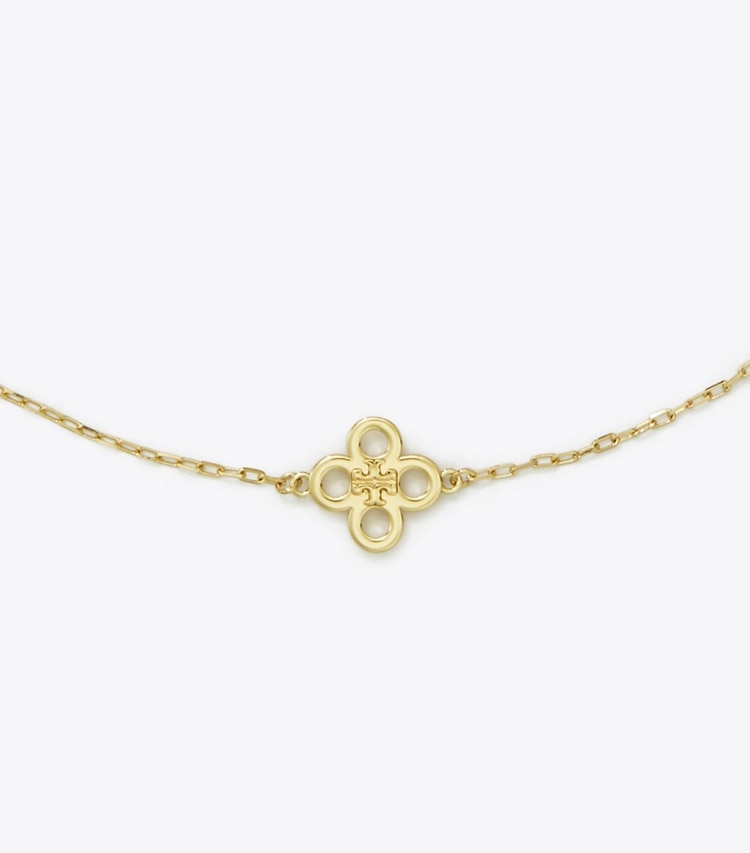 Tory Burch designer ネックレス キラ クローバー ネックレス in Tory Gold ディテール